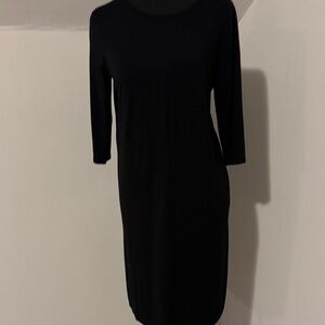 Elegant Black Dress Wearever Collection J.Jill S petite